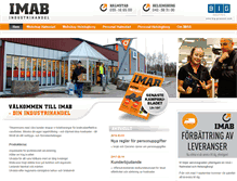 Tablet Screenshot of imab.se